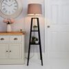 Beaumont Plant Stand Wooden Floor Lamp Beaumont Plant Stand Wooden Floor Lamp