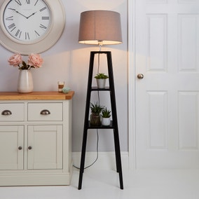 Beaumont Plant Stand Wooden Floor Lamp Beaumont Plant Stand Wooden Floor Lamp
