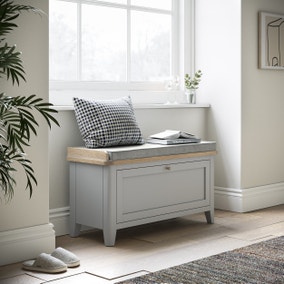 Bromley II Storage Bench With Cushion