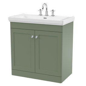 Classique Floor Standing 2 Door Vanity Unit with Basin Classique Floor Standing 2 Door Vanity Unit with Basin
