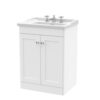Classique Floor Standing 2 Door Vanity Unit with Ceramic Basin