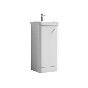 Core Floor Standing 1 Door Vanity Unit with Basin Core Floor Standing 1 Door Vanity Unit with Basin