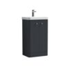 Core Floor Standing 2 Door Vanity Unit with Basin