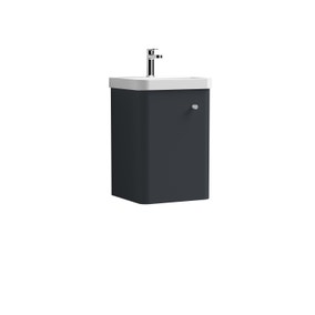 Core Wall Mounted 1 Door Vanity Unit with Basin