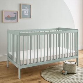 CuddleCo Nola Cot Bed, Painted Pine CuddleCo Nola Cot Bed, Painted Pine