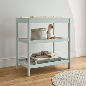 CuddleCo Nola Open Changing Unit, Painted Pine CuddleCo Nola Open Changing Unit, Painted Pine