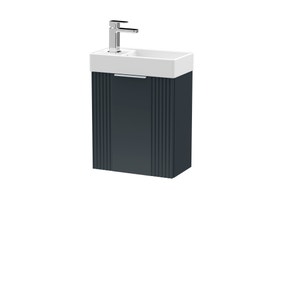 Deco Compact Wall Mounted Vanity Unit with Basin Deco Compact Wall Mounted Vanity Unit with Basin