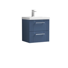 Deco Wall Mounted 2 Drawer Vanity Unit with Basin Deco Wall Mounted 2 Drawer Vanity Unit with Basin