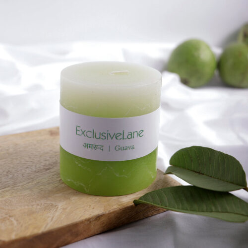 Guava Gracious' Handmade Scented Pillar Candle (321 grams) Guava Gracious' Handmade Scented Pillar Candle (321 grams)