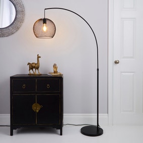 Harrison Arc Black Floor Lamp Harrison Arc Black Floor Lamp