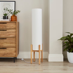 Odin Linen Midi Floor Lamp Odin Linen Midi Floor Lamp