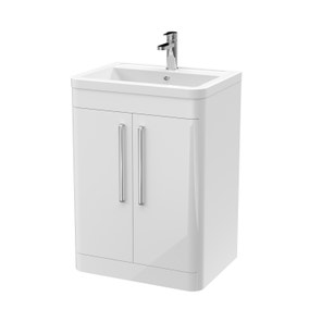 Parade Floor Standing 2 Door Vanity Unit with Ceramic Basin Parade Floor Standing 2 Door Vanity Unit with Ceramic Basin