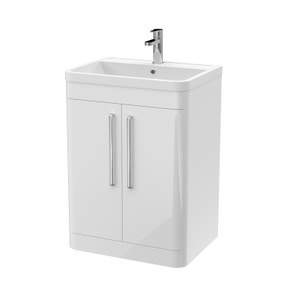 Parade Floor Standing 2 Door Vanity Unit with Polymarble Basin Parade Floor Standing 2 Door Vanity Unit with Polymarble Basin