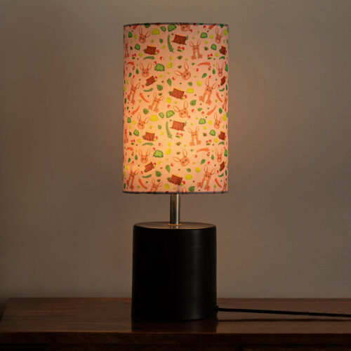 'Rabbit & Grove' Decorative Table Lamp In Metal (44.5 Cm, Without Bulb, Handcrafted) 'Rabbit & Grove' Decorative Table Lamp In Metal (44.5 Cm, Without Bulb, Handcrafted)